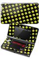 Nintendo 3DS Decal Style Skin - Smileys on Black