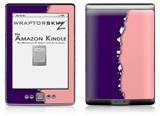 Ripped Colors Purple Pink - Decal Style Skin (fits 4th Gen Kindle with 6inch display and no keyboard)