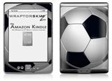 Soccer Ball - Decal Style Skin (fits 4th Gen Kindle with 6inch display and no keyboard)