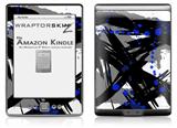 Abstract 02 Blue - Decal Style Skin (fits 4th Gen Kindle with 6inch display and no keyboard)