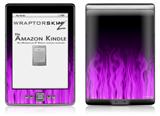 Fire Purple - Decal Style Skin (fits 4th Gen Kindle with 6inch display and no keyboard)