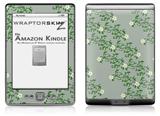 Victorian Design Green - Decal Style Skin (fits 4th Gen Kindle with 6inch display and no keyboard)