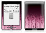 Fire Pink - Decal Style Skin (fits 4th Gen Kindle with 6inch display and no keyboard)
