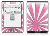 Rising Sun Japanese Flag Pink - Decal Style Skin (fits 4th Gen Kindle with 6inch display and no keyboard)