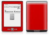 Solids Collection Red - Decal Style Skin (fits 4th Gen Kindle with 6inch display and no keyboard)