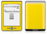 Solids Collection Yellow - Decal Style Skin (fits 4th Gen Kindle with 6inch display and no keyboard)