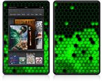 Amazon Kindle Fire (Original) Decal Style Skin - HEX Green