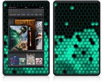 Amazon Kindle Fire (Original) Decal Style Skin - HEX Seafoan Green