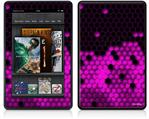 Amazon Kindle Fire (Original) Decal Style Skin - HEX Hot Pink