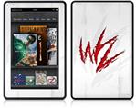 Amazon Kindle Fire (Original) Decal Style Skin - WraptorSkinz WZ on White