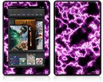 Amazon Kindle Fire (Original) Decal Style Skin - Electrify Hot Pink
