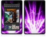 Amazon Kindle Fire (Original) Decal Style Skin - Lightning Purple