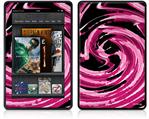 Amazon Kindle Fire (Original) Decal Style Skin - Alecias Swirl 02 Hot Pink