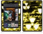 Amazon Kindle Fire (Original) Decal Style Skin - Radioactive Yellow