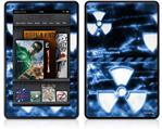 Amazon Kindle Fire (Original) Decal Style Skin - Radioactive Blue