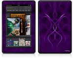 Amazon Kindle Fire (Original) Decal Style Skin - Abstract 01 Purple