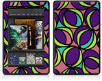 Amazon Kindle Fire (Original) Decal Style Skin - Crazy Dots 01