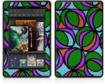 Amazon Kindle Fire (Original) Decal Style Skin - Crazy Dots 03
