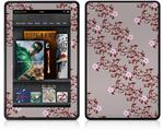 Amazon Kindle Fire (Original) Decal Style Skin - Victorian Design Red