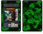 Amazon Kindle Fire (Original) Decal Style Skin - St Patricks Clover Confetti