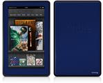 Amazon Kindle Fire (Original) Decal Style Skin - Solids Collection Navy Blue