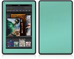 Amazon Kindle Fire (Original) Decal Style Skin - Solids Collection Seafoam Green