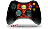 Flaming Fire Skull Orange - Decal Style Skin fits Microsoft XBOX 360 Wireless Controller (CONTROLLER NOT INCLUDED)