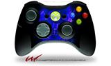 Flaming Fire Skull Blue - Decal Style Skin fits Microsoft XBOX 360 Wireless Controller (CONTROLLER NOT INCLUDED)