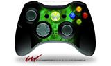 Flaming Fire Skull Green - Decal Style Skin fits Microsoft XBOX 360 Wireless Controller (CONTROLLER NOT INCLUDED)