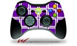 Squared Purple - Decal Style Skin fits Microsoft XBOX 360 Wireless Controller (CONTROLLER NOT INCLUDED)