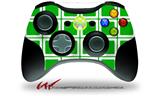 Squared Green - Decal Style Skin fits Microsoft XBOX 360 Wireless Controller (CONTROLLER NOT INCLUDED)