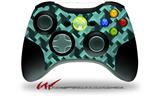 Retro Houndstooth Seafoam Green - Decal Style Skin fits Microsoft XBOX 360 Wireless Controller (CONTROLLER NOT INCLUDED)
