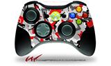 Sexy Girl Silhouette Camo Red - Decal Style Skin fits Microsoft XBOX 360 Wireless Controller (CONTROLLER NOT INCLUDED)