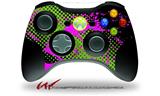Halftone Splatter Hot Pink Green - Decal Style Skin fits Microsoft XBOX 360 Wireless Controller (CONTROLLER NOT INCLUDED)
