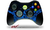 HEX Blue - Decal Style Skin fits Microsoft XBOX 360 Wireless Controller (CONTROLLER NOT INCLUDED)
