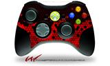 HEX Red - Decal Style Skin fits Microsoft XBOX 360 Wireless Controller (CONTROLLER NOT INCLUDED)