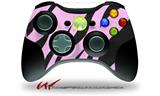 Zebra Skin Pink - Decal Style Skin fits Microsoft XBOX 360 Wireless Controller (CONTROLLER NOT INCLUDED)