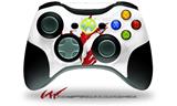 WraptorSkinz WZ on White - Decal Style Skin fits Microsoft XBOX 360 Wireless Controller (CONTROLLER NOT INCLUDED)