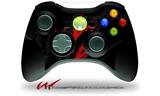 WraptorSkinz WZ on Black - Decal Style Skin fits Microsoft XBOX 360 Wireless Controller (CONTROLLER NOT INCLUDED)