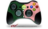 Ripped Colors Green Pink - Decal Style Skin fits Microsoft XBOX 360 Wireless Controller (CONTROLLER NOT INCLUDED)