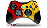 Ripped Colors Red Yellow - Decal Style Skin fits Microsoft XBOX 360 Wireless Controller (CONTROLLER NOT INCLUDED)
