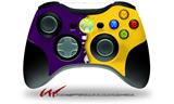 Ripped Colors Purple Yellow - Decal Style Skin fits Microsoft XBOX 360 Wireless Controller (CONTROLLER NOT INCLUDED)