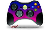 Smooth Fades Hot Pink Blue - Decal Style Skin fits Microsoft XBOX 360 Wireless Controller (CONTROLLER NOT INCLUDED)