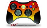 Smooth Fades Yellow Red - Decal Style Skin fits Microsoft XBOX 360 Wireless Controller (CONTROLLER NOT INCLUDED)