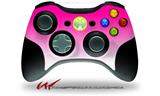 Smooth Fades White Hot Pink - Decal Style Skin fits Microsoft XBOX 360 Wireless Controller (CONTROLLER NOT INCLUDED)