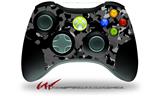 WraptorCamo Old School Camouflage Camo Black - Decal Style Skin fits Microsoft XBOX 360 Wireless Controller (CONTROLLER NOT INCLUDED)