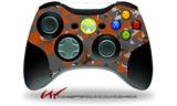 WraptorCamo Old School Camouflage Camo Orange Burnt - Decal Style Skin fits Microsoft XBOX 360 Wireless Controller (CONTROLLER NOT INCLUDED)
