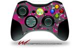 WraptorCamo Old School Camouflage Camo Fuschia Hot Pink - Decal Style Skin fits Microsoft XBOX 360 Wireless Controller (CONTROLLER NOT INCLUDED)