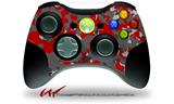 WraptorCamo Old School Camouflage Camo Red - Decal Style Skin fits Microsoft XBOX 360 Wireless Controller (CONTROLLER NOT INCLUDED)