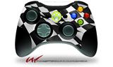 Checkered Racing Flag - Decal Style Skin fits Microsoft XBOX 360 Wireless Controller (CONTROLLER NOT INCLUDED)